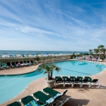Outdoor Pool Dominican Tower at Caribbean Resort in Myrtle Beach